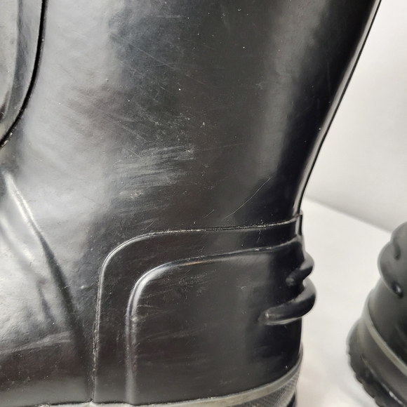 Bogs women urban farmer 2 eye lace top moisture wick black rain boot size 7 - Picture 11 of 16